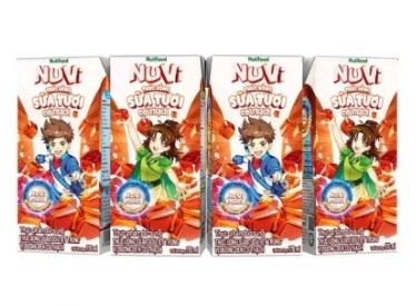 Sữa Nuvi thạch vị đường đen, 110ml