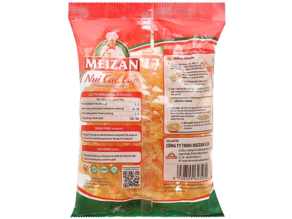 Nui xoắn cao cấp Meizan, 300g