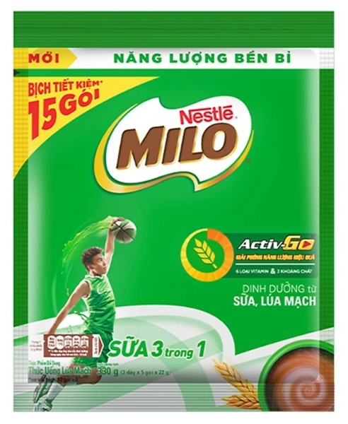 Sữa Milo bột, gói 22g