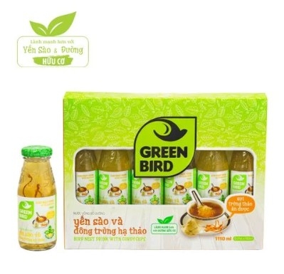Nước yến sào chưng đường phèn Green Bird (hộp quà)