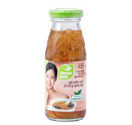 Chè dưỡng nhan tổ Yến và Trùng hạ thảo 185ml – Lốc 4 hủ