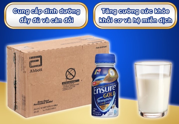 Sữa Ensure hương vani, 237ml