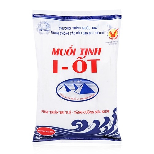 Muối tinh I ốt chất lượng cao, 500g