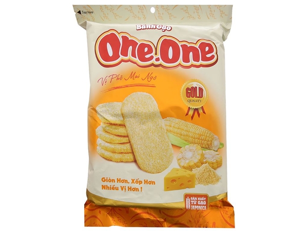 Bánh gạo One One vị phô mai ngô