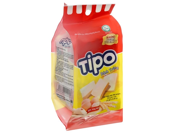 Bánh trứng Tipo (chanh dây), gói 115g