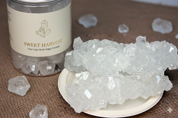 Đường phèn trắng cục to, bịch 1 kg