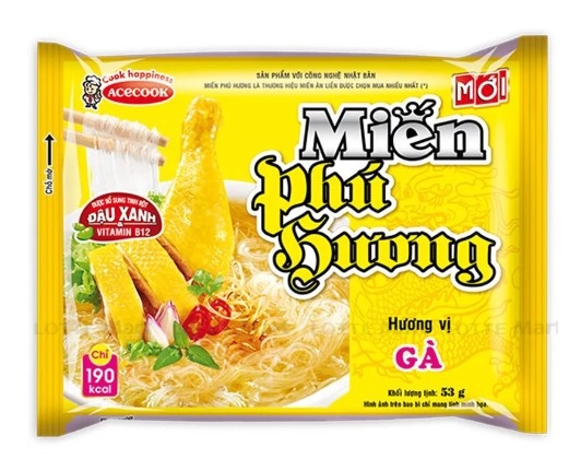 Miến Phú Hương vị Gà, gói 60g