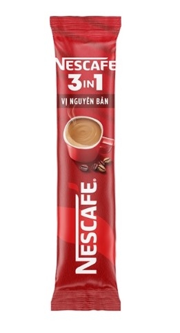 Cà phê hòa tan NesCafé 3in1 vị nguyên bản, gói 16g