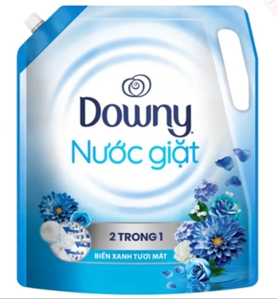 Nước giặt Downy 2 trong 1 hương biển xanh tươi mát 2.7kg