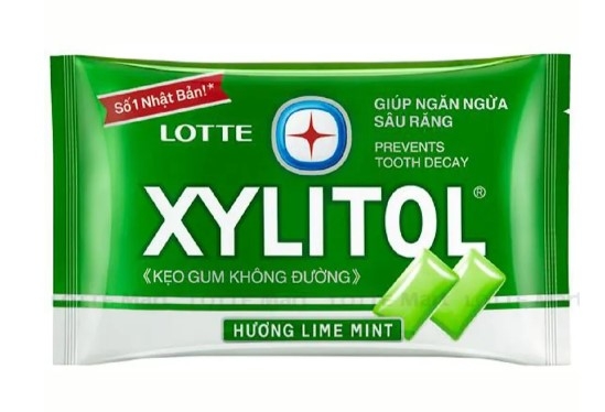 Kẹo gum Xylitol không đường hương Lime Mint, vỹ 11.6g