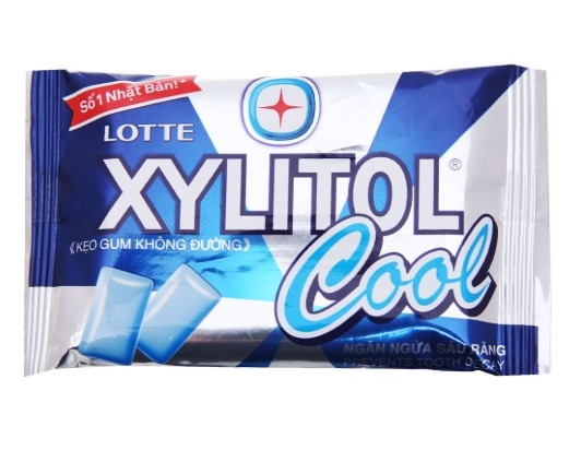Kẹo gum không đường Xylitol Cool Lotte - Vỹ 11.6g