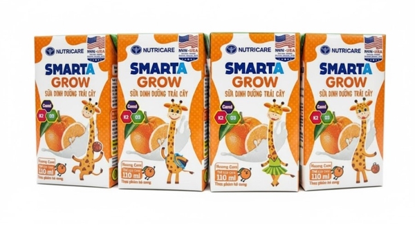 Sữa dinh dưỡng trái cây Nutricare Smarta Grow hương cam 110ml