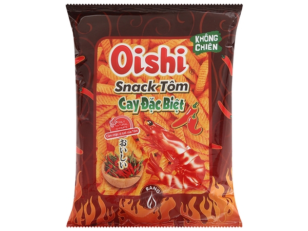 Snack Cua vị xốt chua ngọt Oishi gói 34g