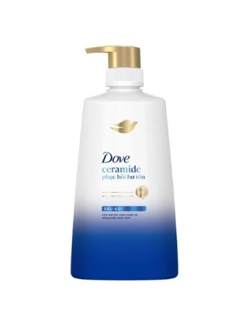 Dầu gội Dove Ceramide hỗ trợ phục hồi tóc hư tổn, chai 640g