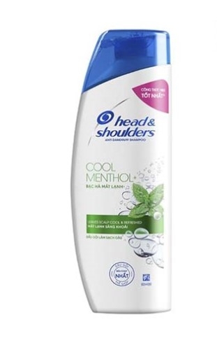 Dầu gội sạch gàu bạc hà Head & Shoulders, chai 170g