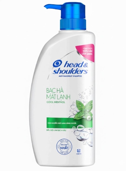 Dầu gội sạch gàu Head & Shoulders Cool Menthol bạc hà 625ml