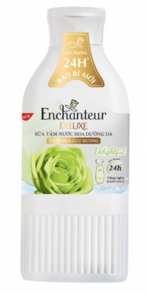 Sữa tắm Enchanteur Deluxe Delightful hương nước hoa, chai 180g