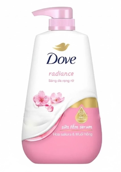 Sữa tắm dưỡng thể Dove sáng da rạng rỡ, 500g