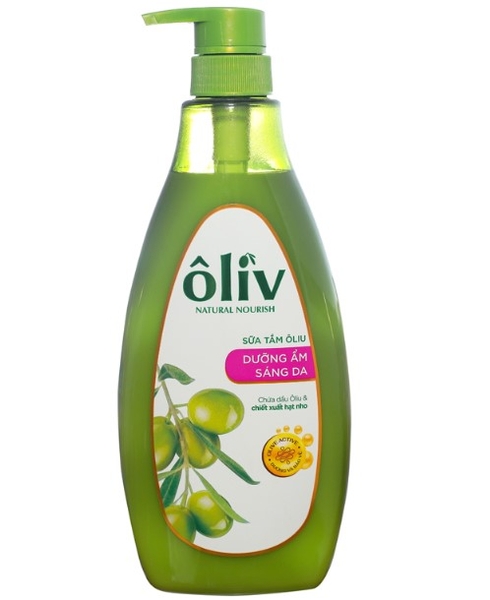 Sữa tắm Ôliv dưỡng ẩm sáng da 650ml