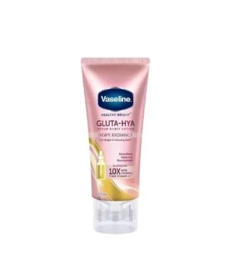 Sữa dưỡng thể Vaseline Gluta-Hya Serum Burst UV Lotion Dewy Radiance sáng da chuyên sâu ban đêm 70ml