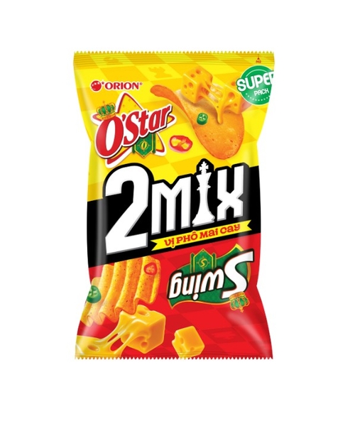 O’Star x Swing 2mix vị Phô Mai Cay, gói 50g