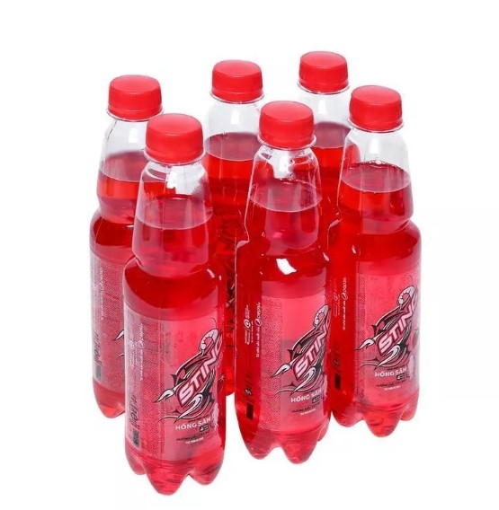 Nước tăng lực Sting dâu, chai 330ml