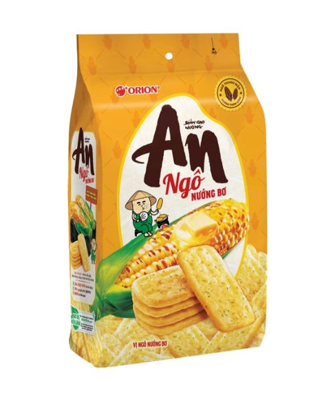 Bánh gạo nướng An Vị Ngô nướng bơ, gói 120g