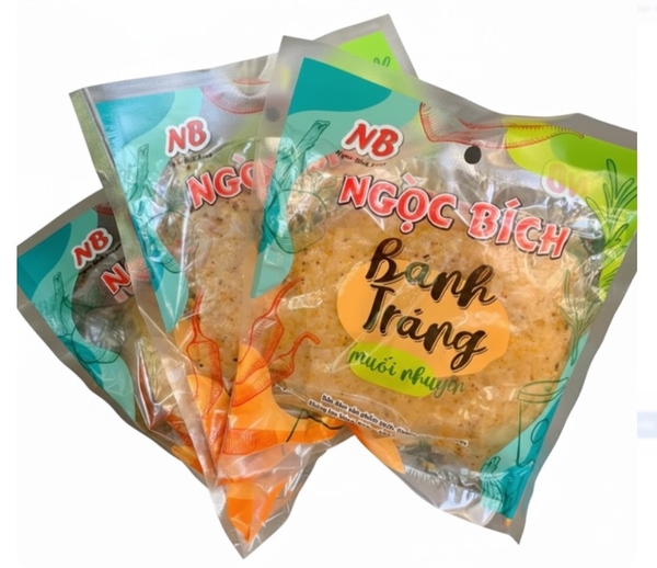 Bánh tráng trộn muối nhuyễn Ngọc Bích, gói 50