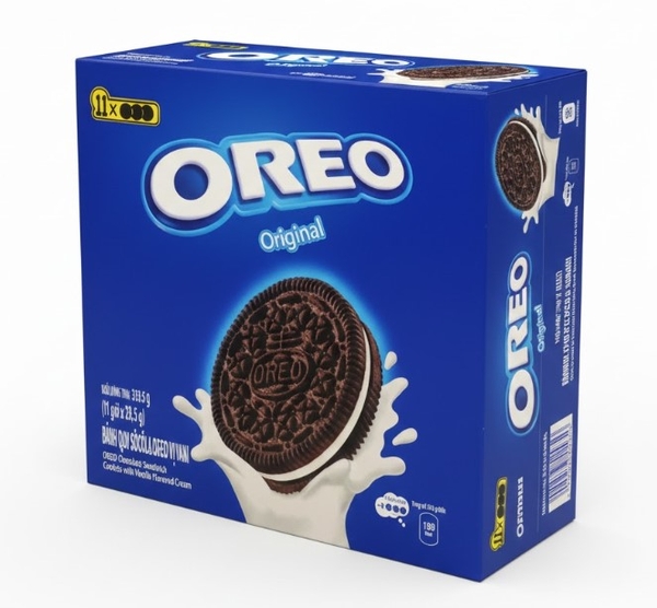 Bánh Quy nhân kem Oreo Vanilla, hộp 303.6g