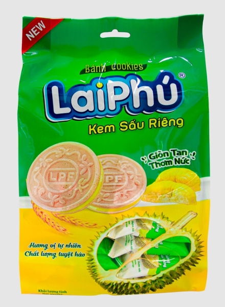 Bánh kem sầu riêng Lai Phú, gói 210g