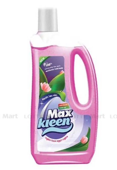 Nước lau sàn MaxKleen hương ngàn hoa ngọt ngào, chai 1kg