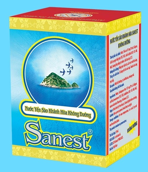 Nước yến sào Khánh Hòa Sanest không đường lọ 70ml