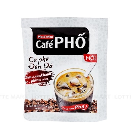 Cà phê Phố đen đá, gói 16g