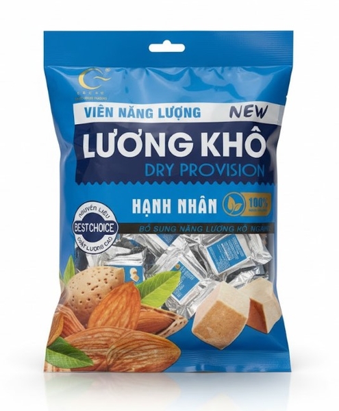 Lương khô Hạnh nhân, óc chó Dry Provison, gói 320g