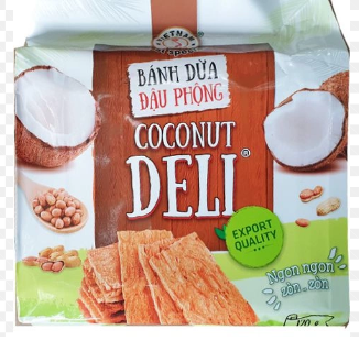 Bánh dừa nướng, vị đậu phụng