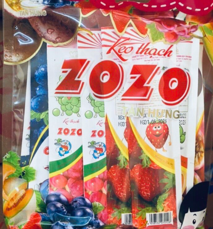 Kẹo thạch ZoZo, vị trái cây