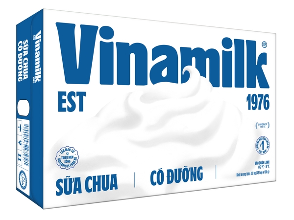 Sữa chua ăn Vinamilk, có đường