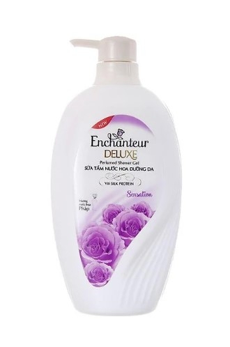 Sữa tắm nước hoa Enchanteur Sensation hương nước hoa dưỡng da, chai 650g