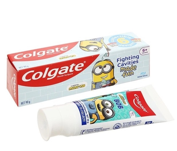 Kem đánh răng trẻ em Colgate Minions hương Dâu, tuýp 80g