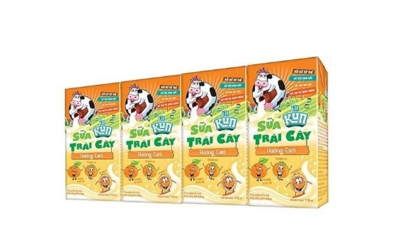 Sữa trái cây Kun hương Cam, 110ml