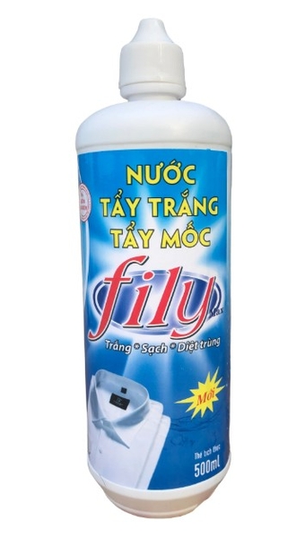 Nước tẩy trắng, tẩy mốc Fily, chai 500ml