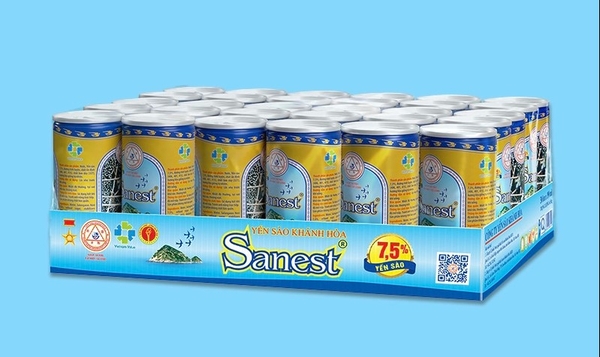 Nước yến sào Khánh Hòa Sanest 190ml - Thùng 30 lon