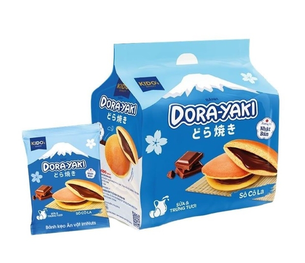 Bánh Dorayaki Socola Kido, túi 150g