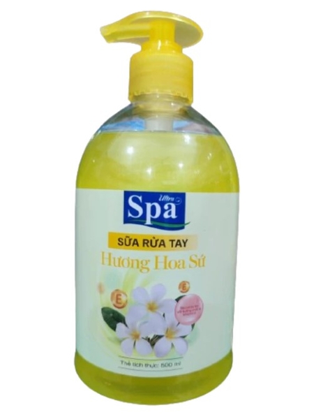 Sữa rửa tay Ultra Spa hương hoa Sứ, chai 500ml