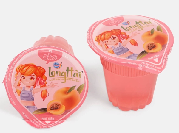 Thạch rau câu Long Hải, lốc 4 cốc x 95g