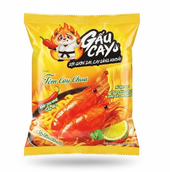 Mì gấu cay