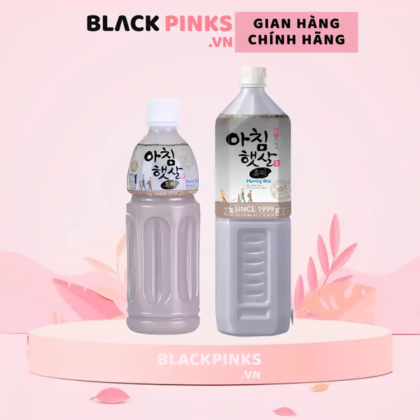 Thùng 24 chai Nước gạo Moring Rice chai 500/ml/1.5L