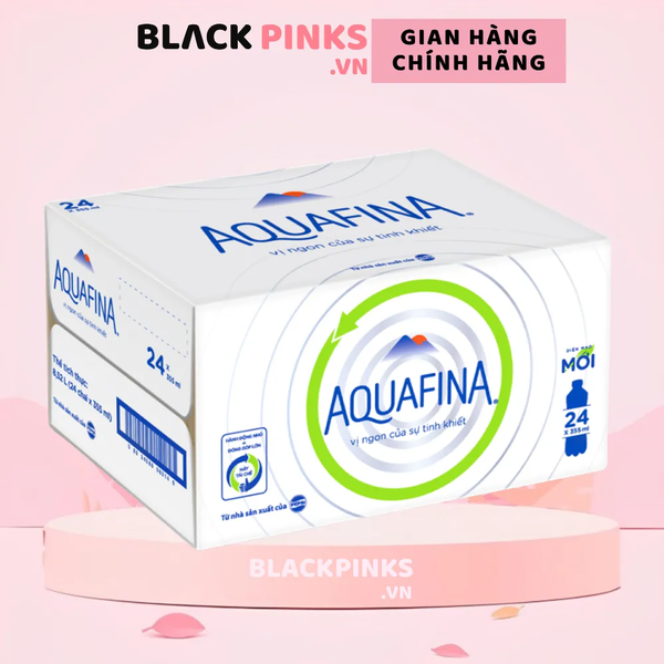 Thùng 24 chai nước uống tinh khiết Aquafina 355ml