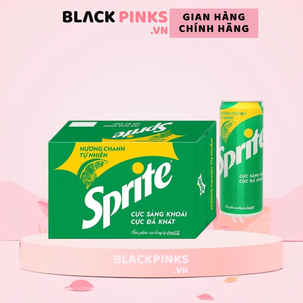 Thùng 24 lon nước ngọt Sprite chanh 320ml