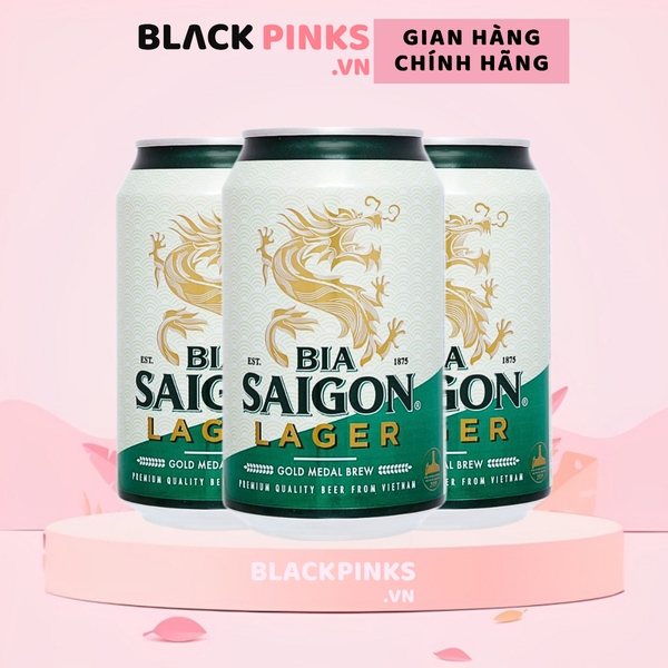 Thùng 24 lon bia Sài Gòn Lager 330ml